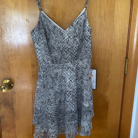 Grey Scaled Dress - Picture 1 of 4
